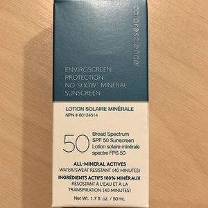 Brand new unopened colorescience no-show mineral sunscreen SPF 50
